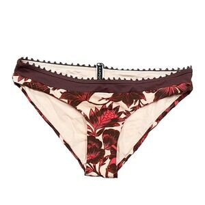 Rapsodia + Maaji Midnight Blossom Bikini Bottoms Women's Size Large NWOT